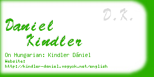 daniel kindler business card
